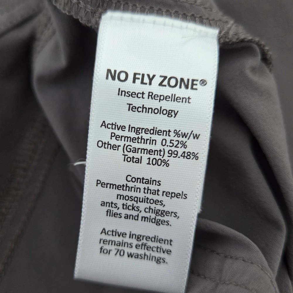 L.L.Bean Hiking Pants Gray No Fly Zone Women 20W - Picture 4 of 5